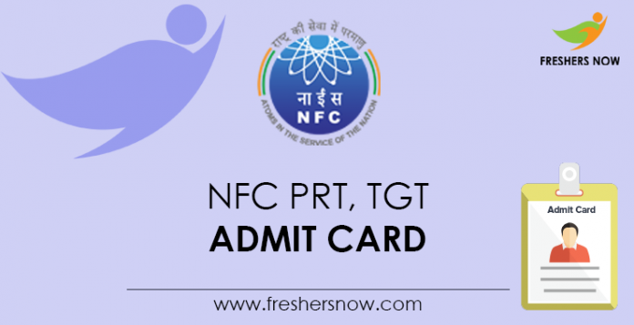 NFC-PRT,-TGT-Admit-Card