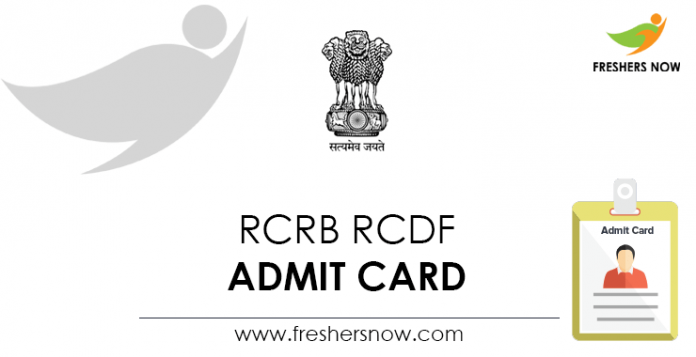 RCRB-RCDF-Admit-Card