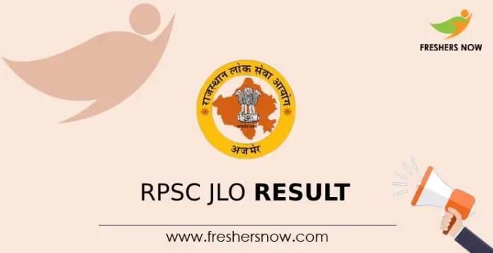 RPSC JLO Result