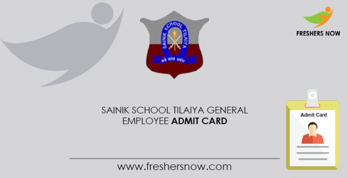 Sainik-School-Tilaiya-General-Employee-Admit-Card