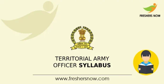 Territorial Army Officer Syllabus