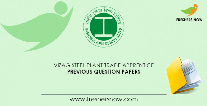 Vizag Steel Plant Trade Apprentice Previous Question Papers