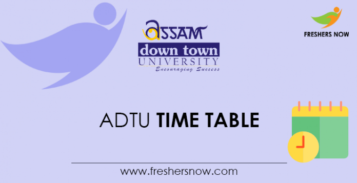 ADTU-Time-Table