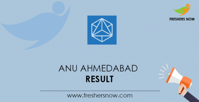 ANU Ahmedabad Result
