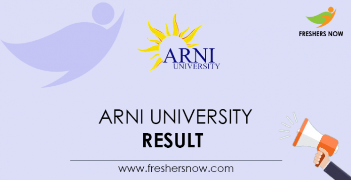 Arni-University-Result