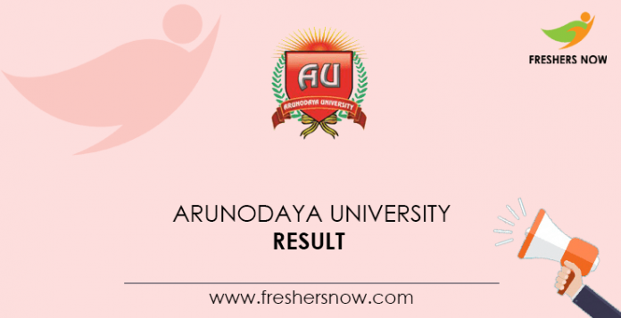 Arunodaya University Result