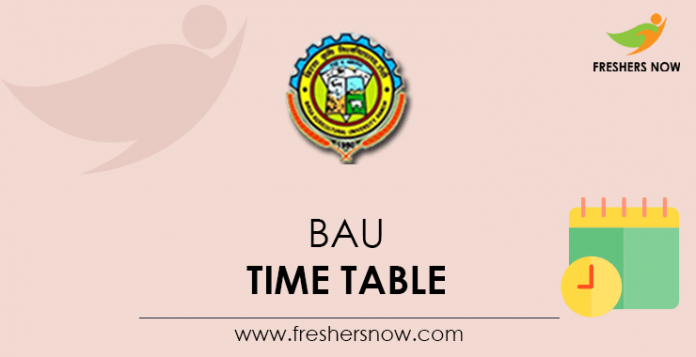 BAU Time Table