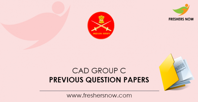CAD Group C Previous Question Papers