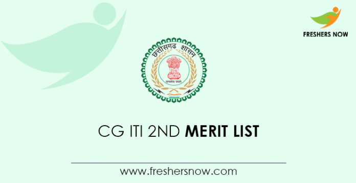 CG ITI 2nd Merit List