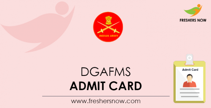 DGAFMS-Admit-Card