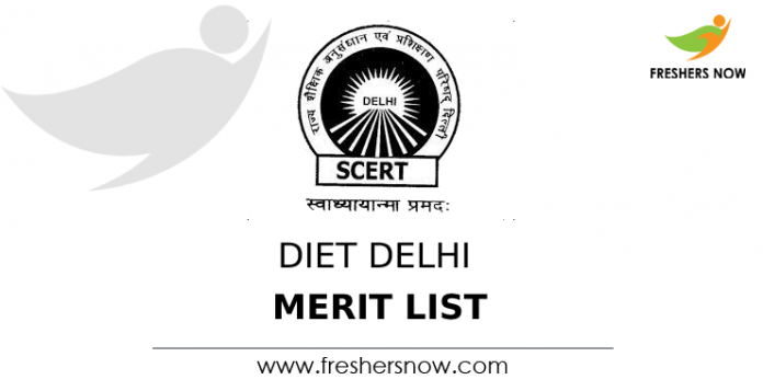 DIET Delhi Merit List