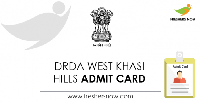 DRDA-West-Khasi-Hills-Admit-Card
