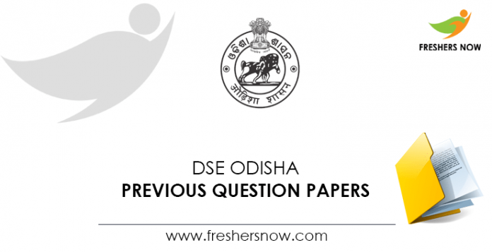 DSE Odisha Previous Question Papers