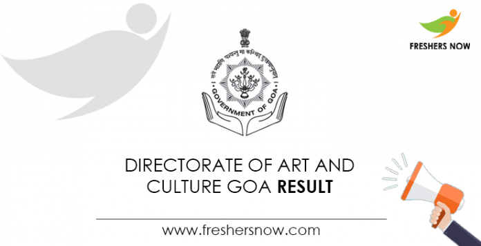 Directorate-of-Art-and-Culture-Goa-Result