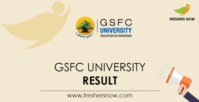 GSFC University Result