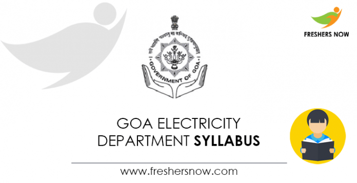 Goa Electricity Department Syllabus
