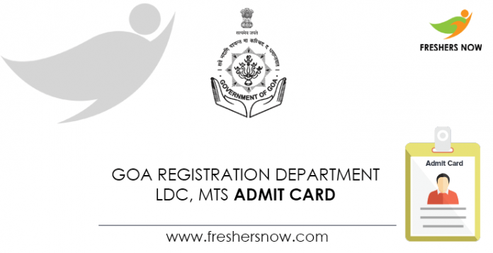Goa-Registration-Department-LDC,-MTS-Admit-Card