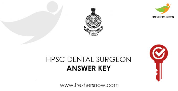 HPSC-Dental-Surgeon-Answer-Key