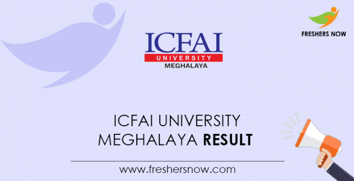 ICFAI University Meghalaya Result