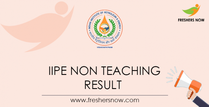 IIPE-Non-Teaching-Result