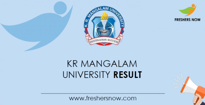 KR-Mangalam-University-Result
