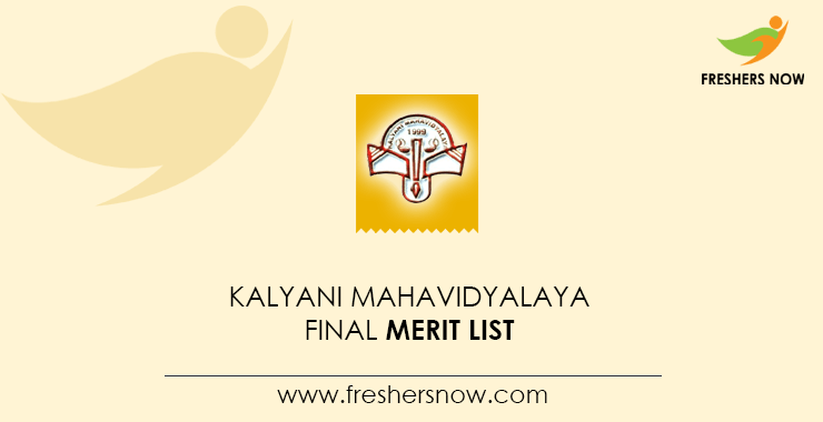 kalyani-mahavidyalaya-final-merit-list-2021-released-provisional-list