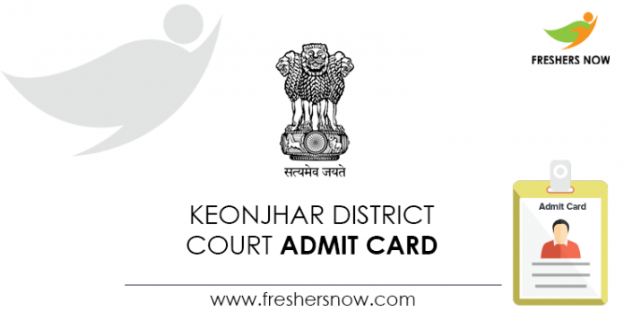 Keonjhar-District-Court-Admit-Card
