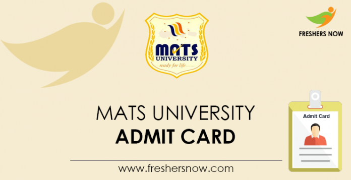 MATS University Admit Card