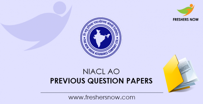 NIACL AO Previous Question Papers