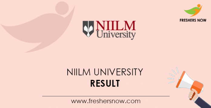 NIILM-University-Result