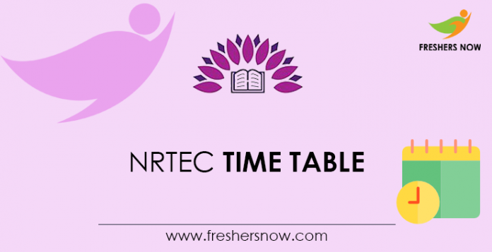 NRTEC Time Table
