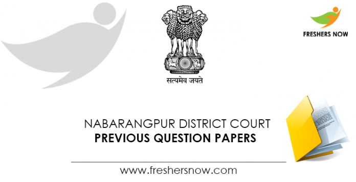 Nabarangpur District Court Previous Question Papers