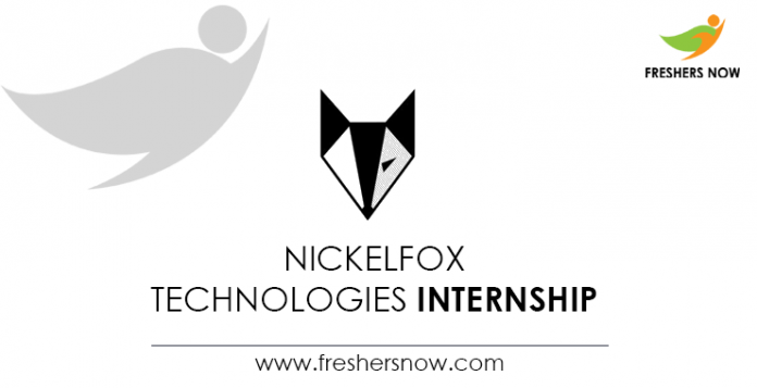 Nickelfox Technologies Internship
