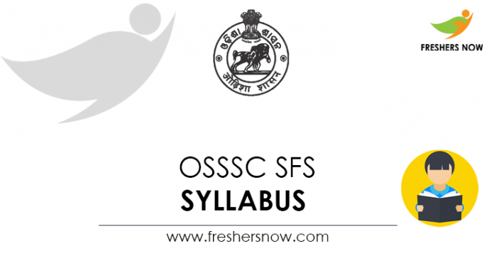 OSSSC SFS Syllabus