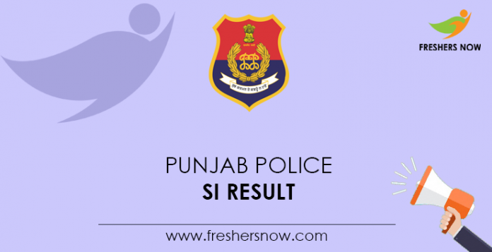 Punjab-Police-SI-Result