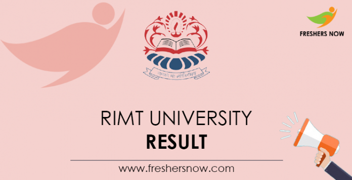 RIMT University Result