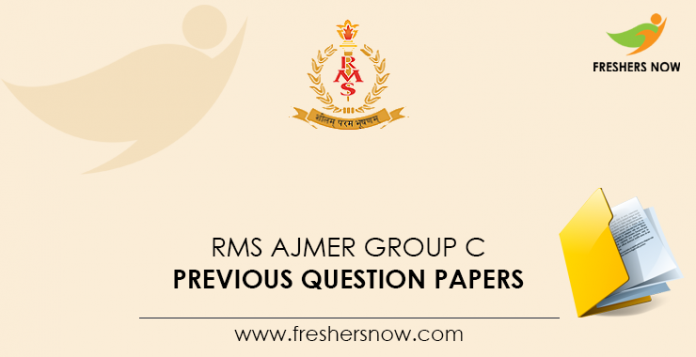 RMS Ajmer Group C Previous Question Papers