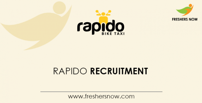 Rapido Recruitment