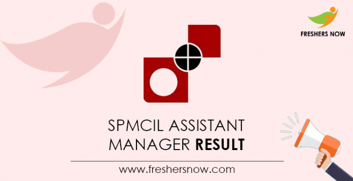 SPMCIL-Assistant-Manager-Result