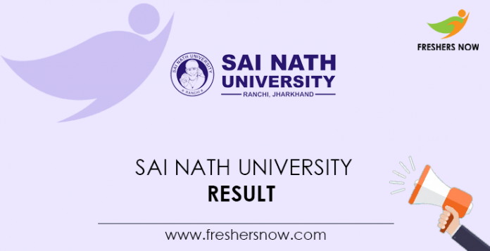 Sai Nath University Result