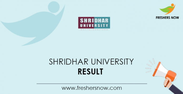Shridhar University Result