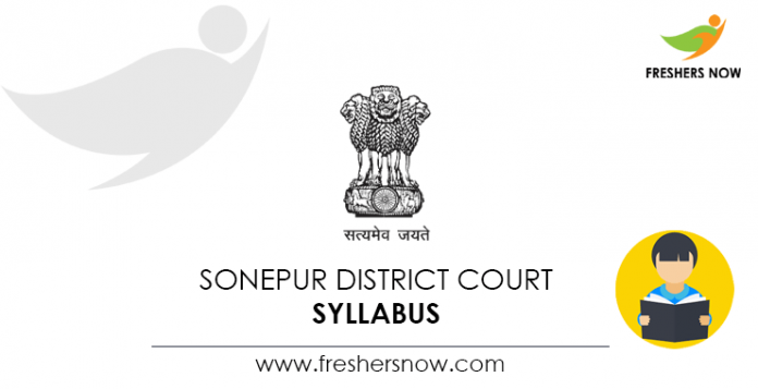 Sonepur District Court Syllabus