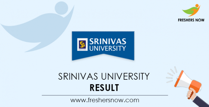 Srinivas University Result