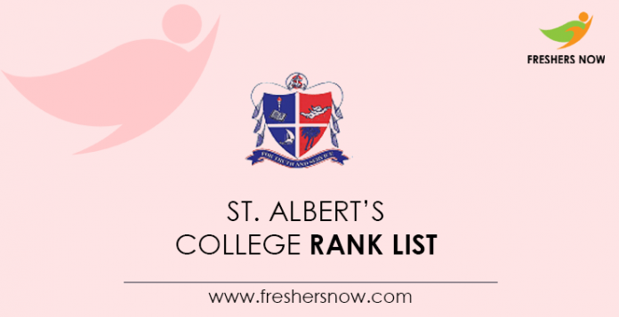 St. Albert’s College Rank List