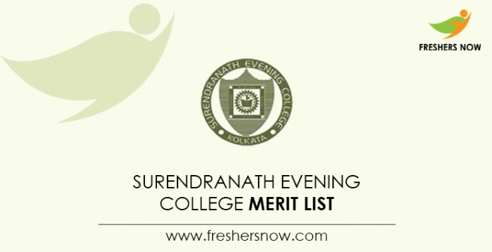 Surendranath Evening College Merit List