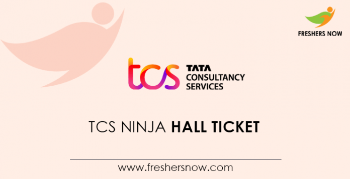 TCS Ninja Hall Ticket