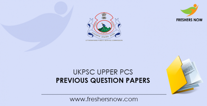 UKPSC Upper PCS Previous Question Papers