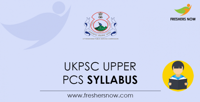 UKPSC Upper PCS Syllabus