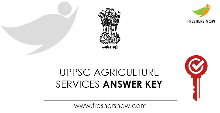 UPPSC Agriculture Services Answer Key 2021 PDF | Objections