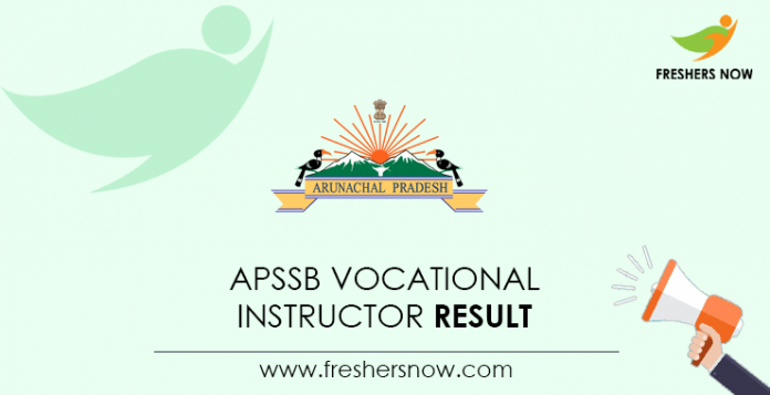 APSSB Vocational Instructor Result